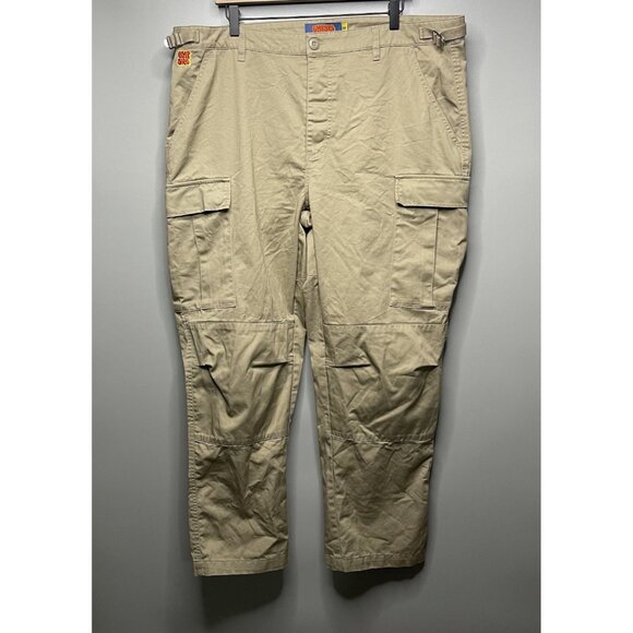 Empyre Other - Vintage Empyre Pants Mens 38 Tan Relaxed Fit Baggy Cargo Loose Y2K 90s Skate
